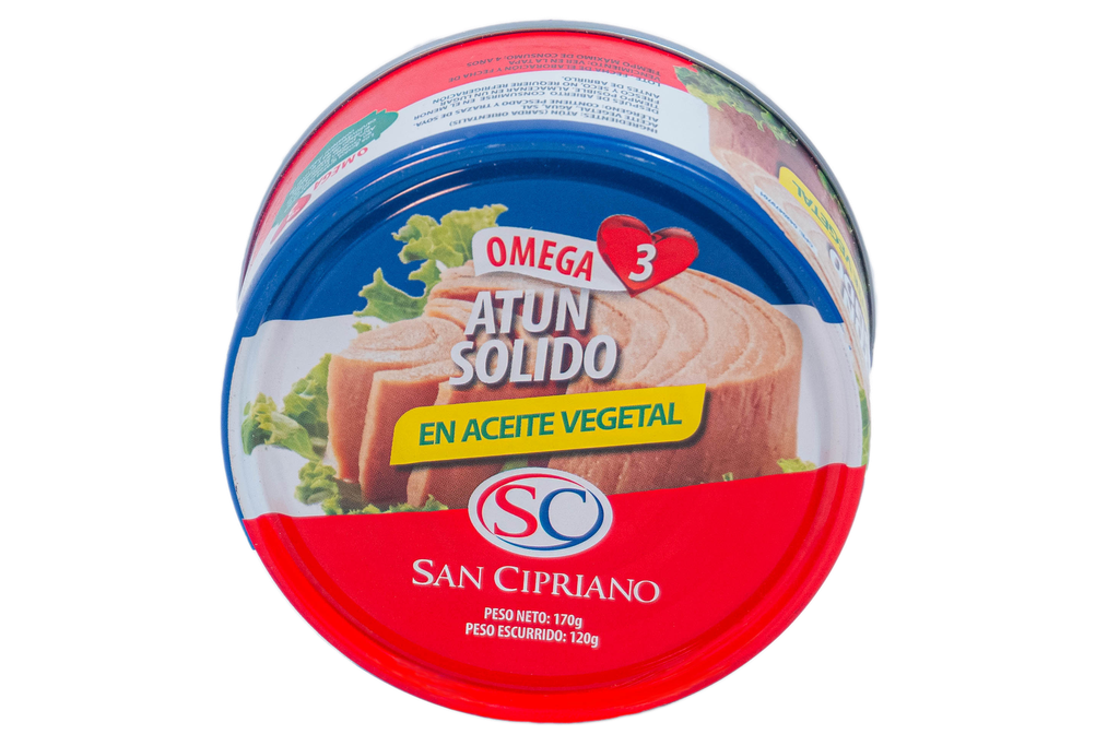 ATUN EN ACEITE VEGETAL SAN CIPRIANO 170 GRAMOS (CX48 UN)